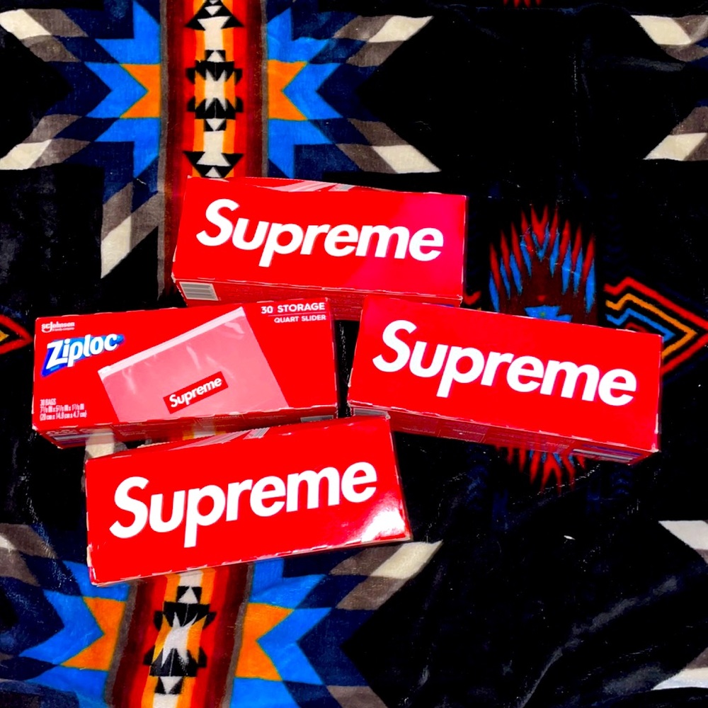 supreme X ziploc 30ct boxes ss20